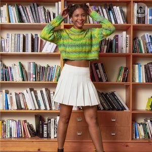 Halara airy pleated tennis skirt